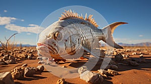 Struggle for Survival: Fish in the Desert Wilderness