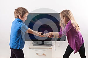 Struggling for the remote control