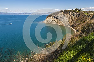 Strunjan cliff, Slovenia