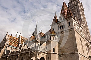 Budapest, the capital of Hungary, is cut in two by the Danube photo