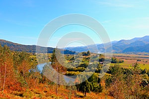 Stryi River in the Carpathians.