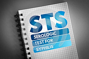 STS - Serologic Test for Syphilis acronym