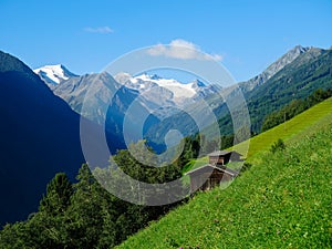 Stubai Alps in Austria