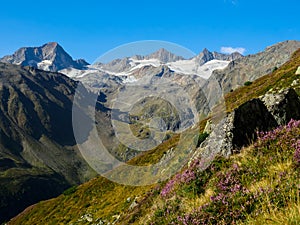 Stubai Alps in Tyrol