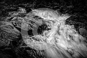 Stubb\'s Falls in Arrowhead Provincial Park 4 BW