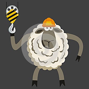 Stubborn Lamb Builder Vector