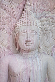 The stucco of buddha image 1