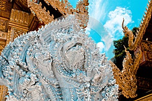 The stucco Phraya Nak photo