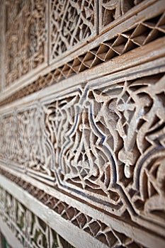 Stucco and stonework, Morocco