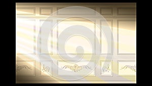 Stucco wall panel moulding seamless