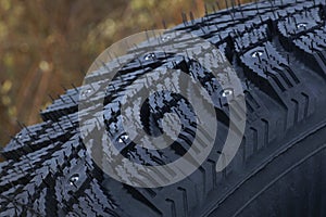 Studded winter tires