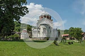 Studenica monastery, 12th-century Serbian orthodox monastery located near city of Kraljevo