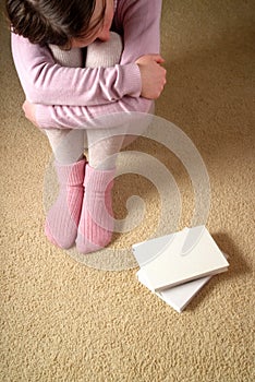 Student with books