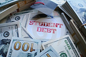 Student Debt With Money High Quality