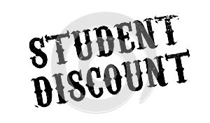 Student Discount rubber stamp