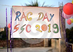 Student event college life festivals fair rag day 2019 ssc batch