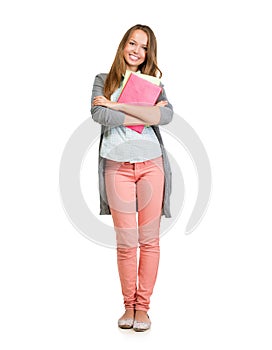 Student Girl Full Length Portrait