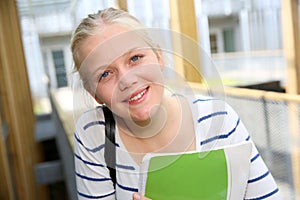 Student girl portrait