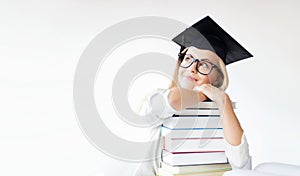 Student in graduation cap