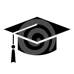 Student graduation hat icon photo