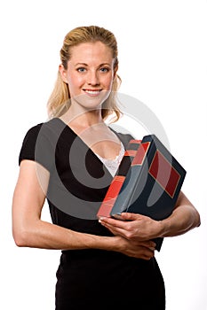 Student Holding Books