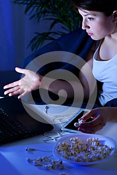 Student and the internet