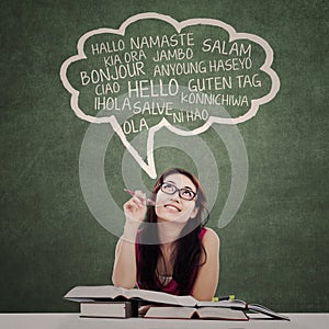 Student learn multilanguage