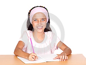 Student little girl photo