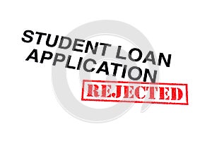 Student Loan Application Rejected