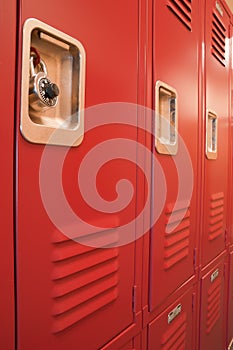 Student Lockers University School Campus Hallway Storage Locker