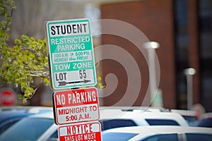 Student parking