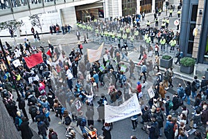 Student Protest and March against fee increases.