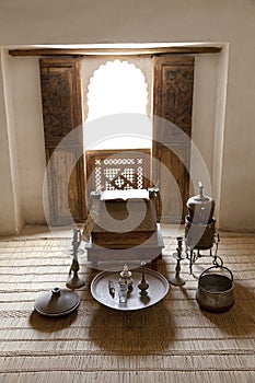 Student room inside the Medersa ben Youssef