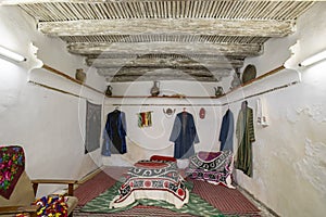 Student room in Shir Doh Madrasa, The Registan, Samarkand, Uzbek