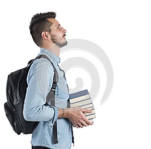 Student studying to achieve objectives