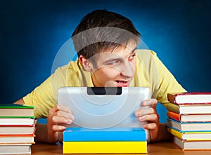 Student with Tablet Computer