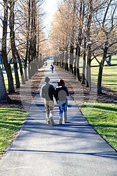 Students on campus