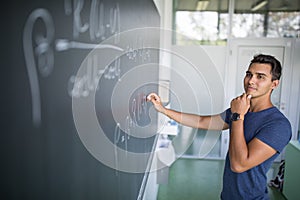 Students in a classroom