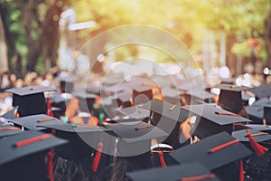 Students are graduating from university.