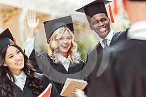 group of multiethnic students