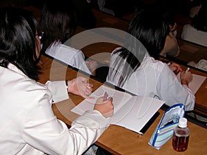 Students at the lecture