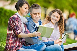 Students outdoors