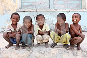 Students in primary school in Morondava, Madagascar.