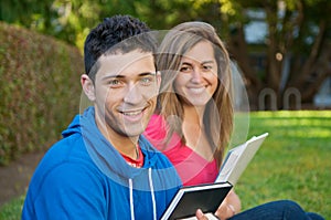 Students with Text books