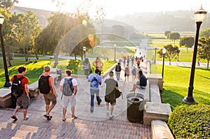 Students at UCLA Campus