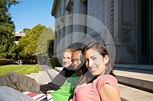 Students on University Campus