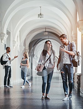 Students in university photo