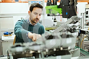 Students engineering class project