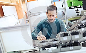 Students engineering class project