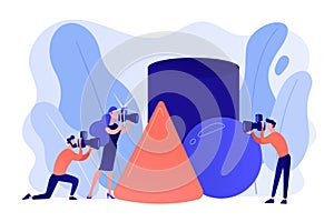 Photography workshop concept vector illustration photo